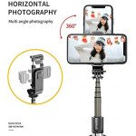 Wholesale 40 Inches Heavy Duty 3 in 1 Aluminum Wireless Bluetooth Extendable Selfie Stick with Tripod Stand (White)